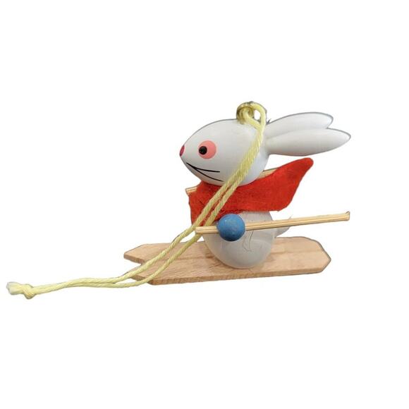 Vintage Goula Made in Spain Mouse Ornaments Set of 2 Hand Painted‎ - Picture 9 of 13